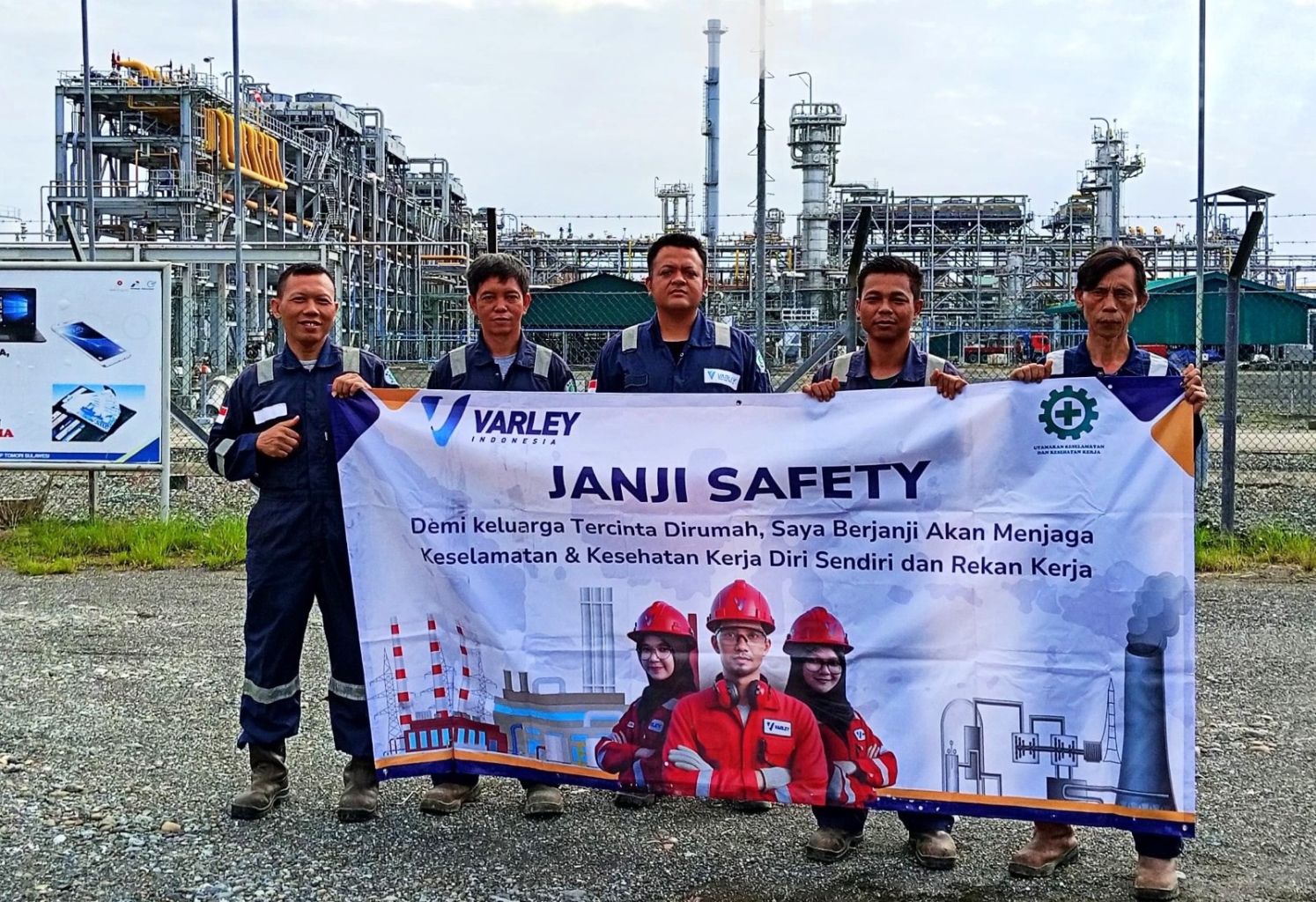 Insitu team pada PT Varley Indonesia