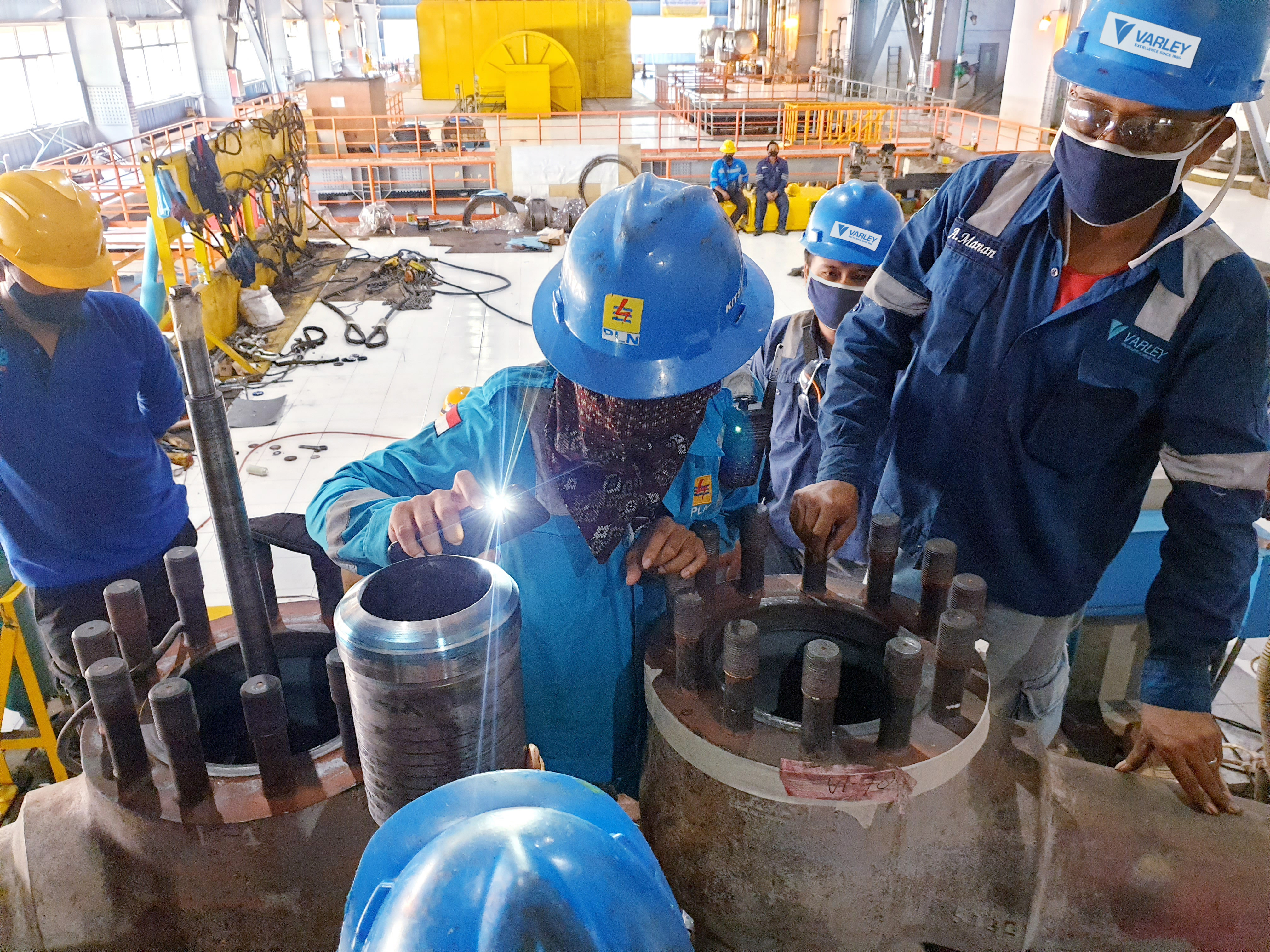 testing valve process pada PT Varley Indonesia