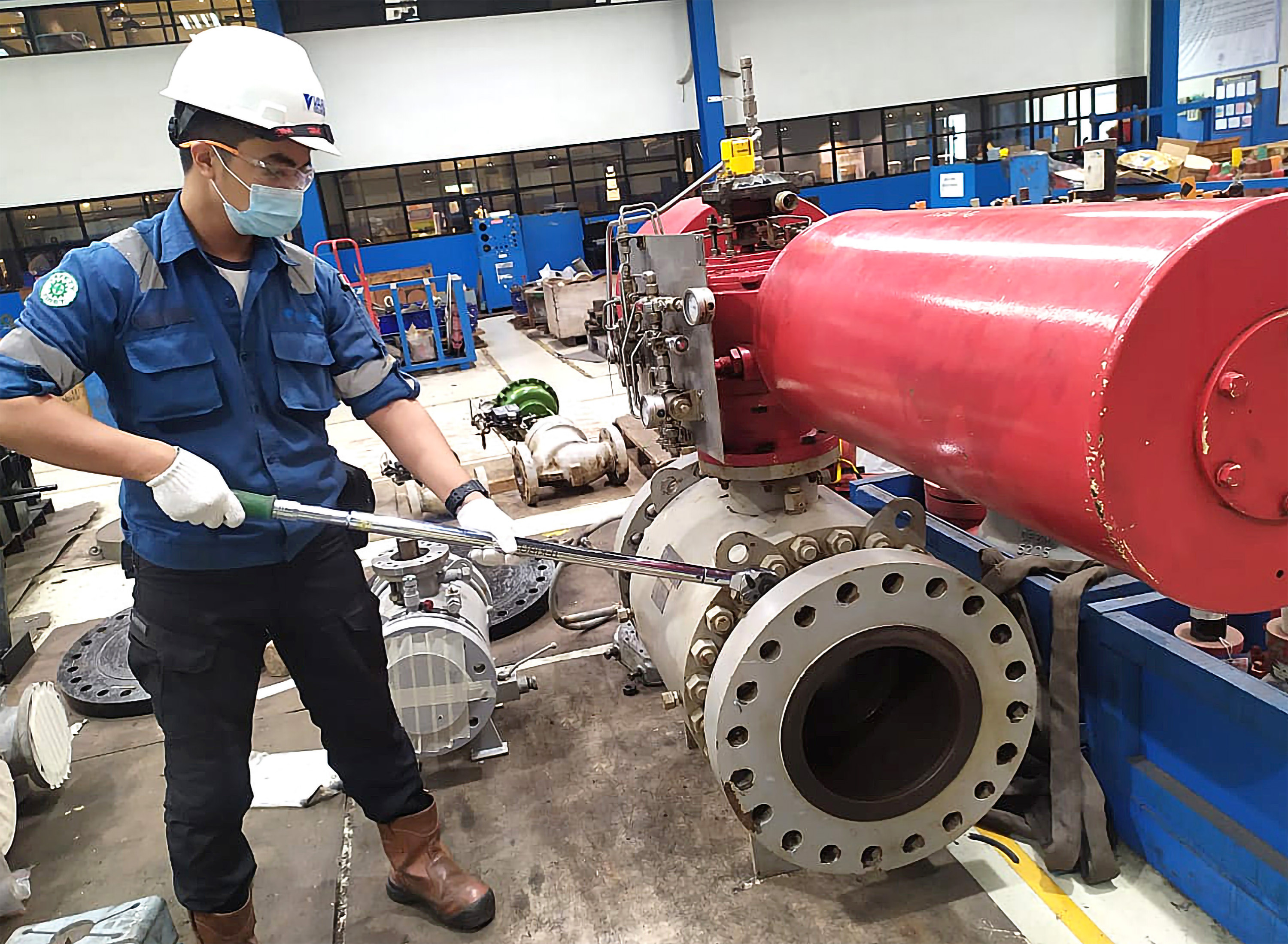 assembling valve process pada PT Varley Indonesia