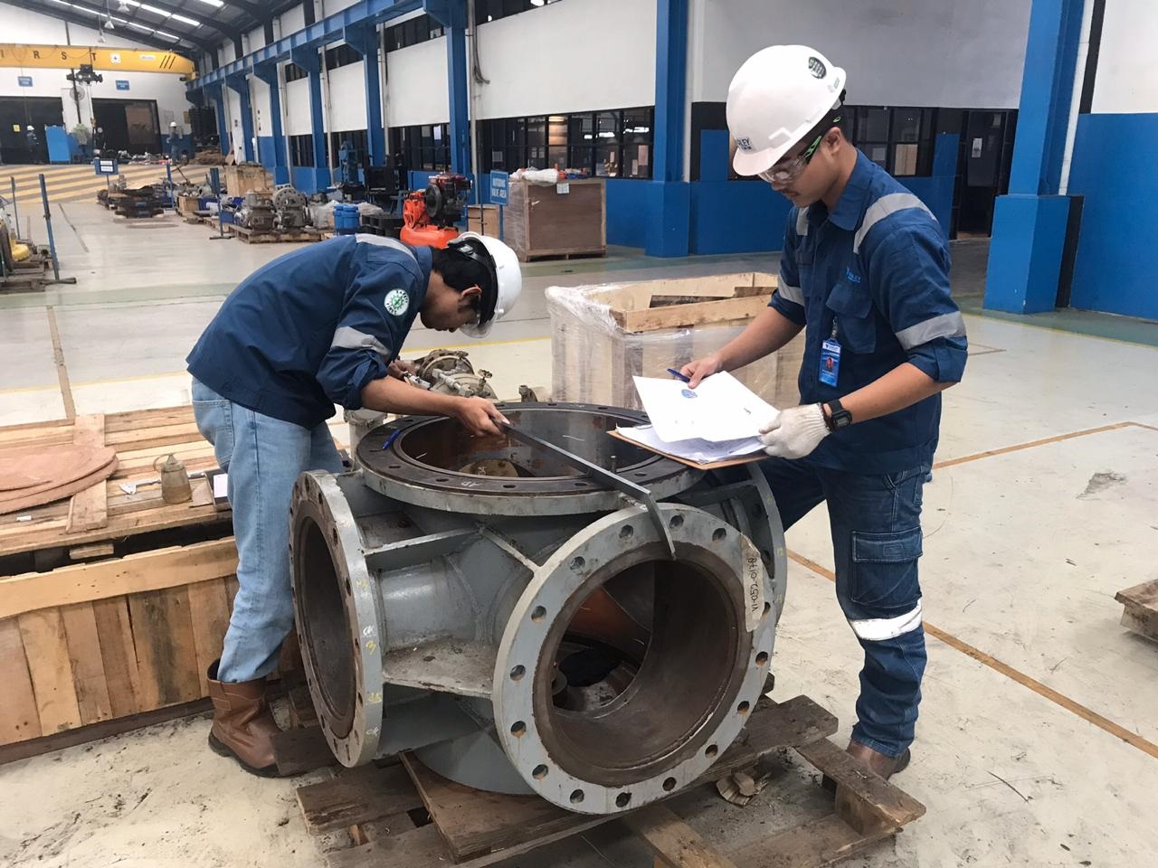inspection valve process pada PT Varley Indonesia